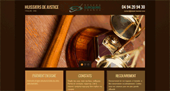 Desktop Screenshot of huissier-toulon.com